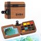 SoHo Urban Artist Mini Wooden Travel Watercolor Set of 15 - Professional Watercolor Paint Set for Watercolorists & Plein Air Artists, Semi-Moist Pans, Pocket-Sized Magnetic Wood Case with Mixing Area